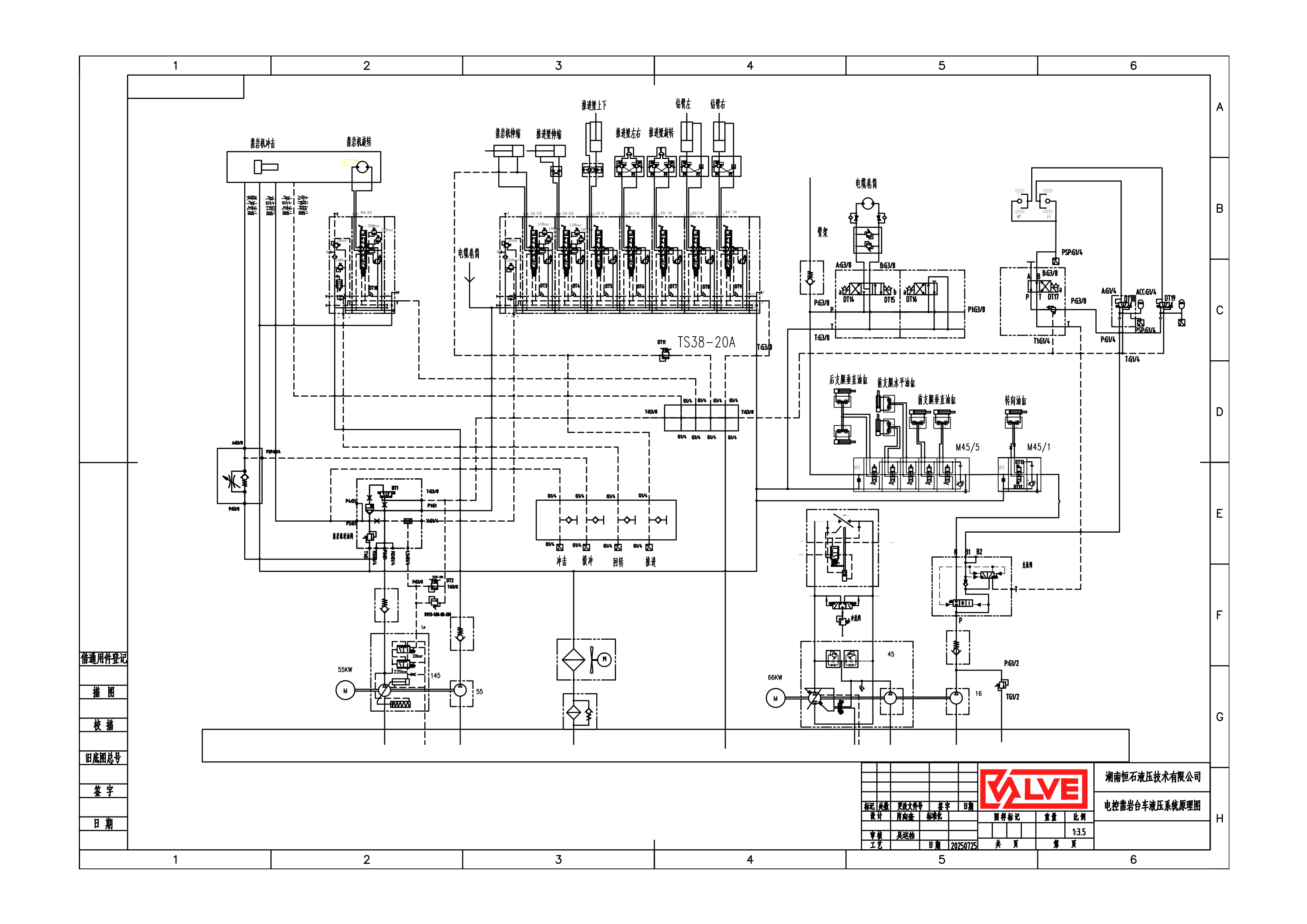 单臂凿岩台车 · 电比例阀 · 2025-07-23